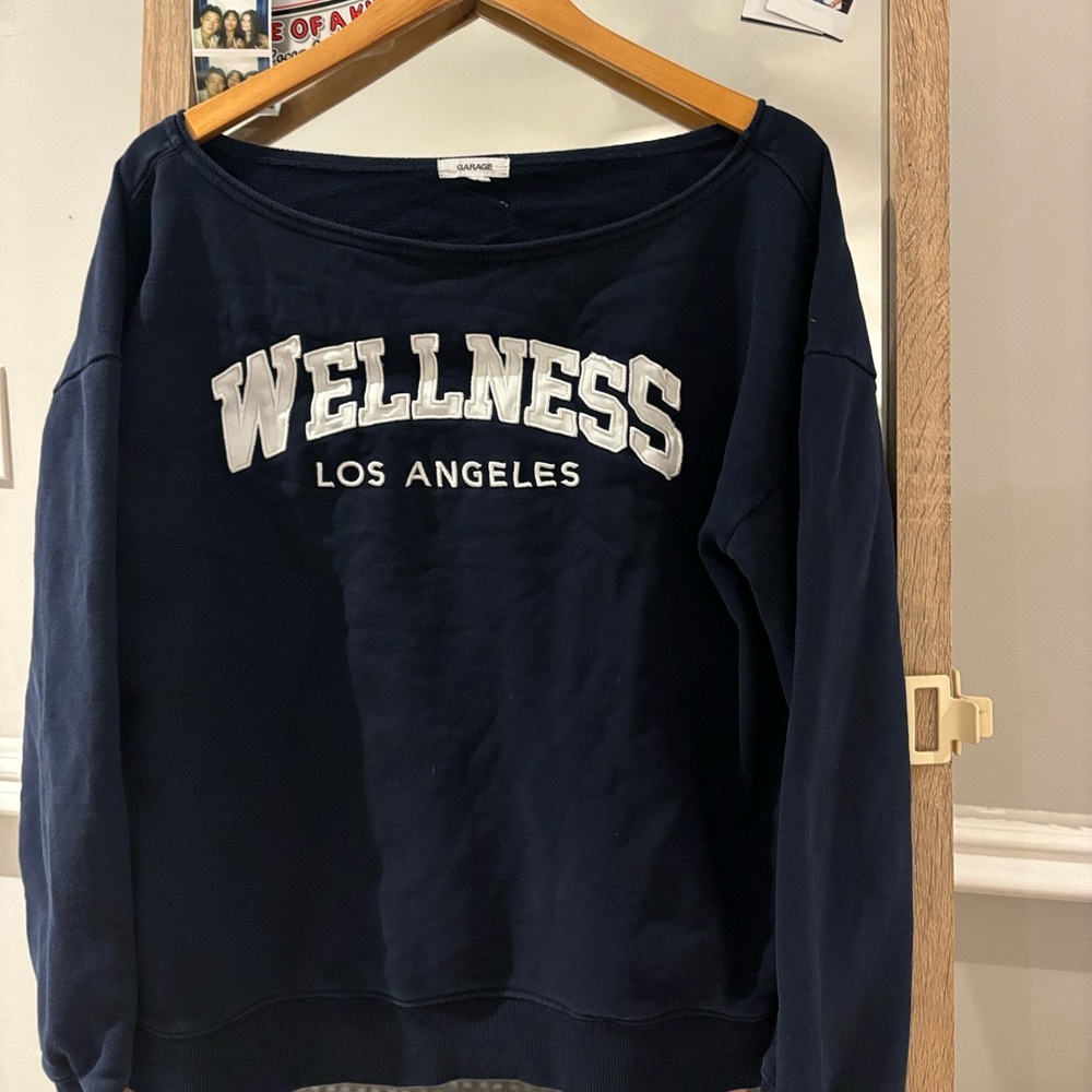 garage crew neck sweatshirt